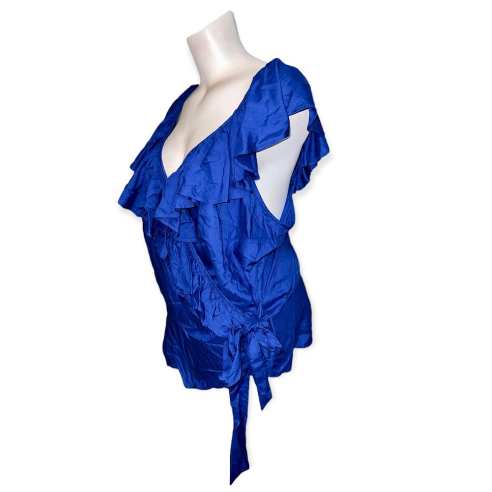 NWT - Ruffle Wrap Top by Sofia Vergara